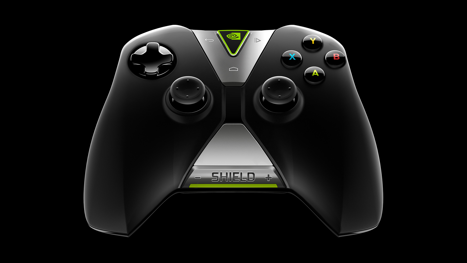 NVIDIA SHIELD コントローラーでは、十字キー、アナログジョイスティック、アクションボタン、LR ボタンを駆使し、ゲームを精密にコントロールできます。